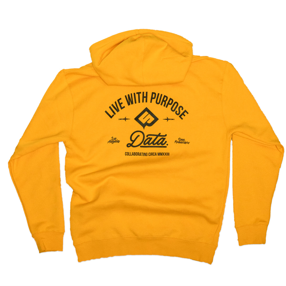 Data x LP Hoodie (Yellow) | datacrew