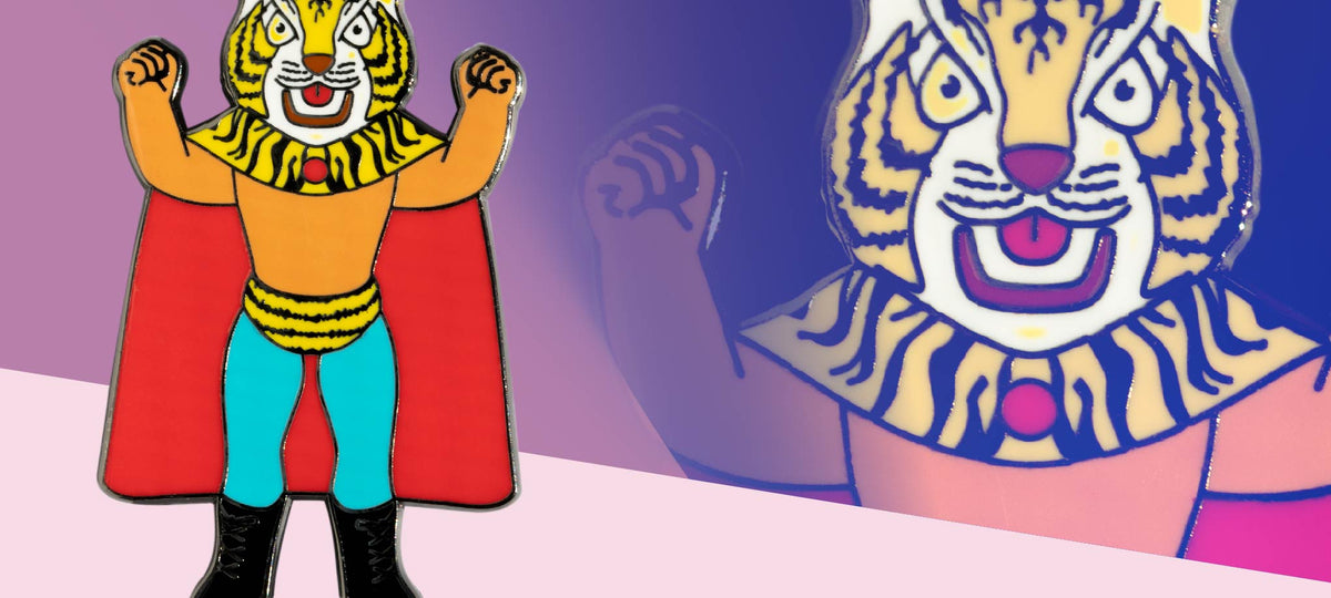 Tiger Mask Pin - datacrew
