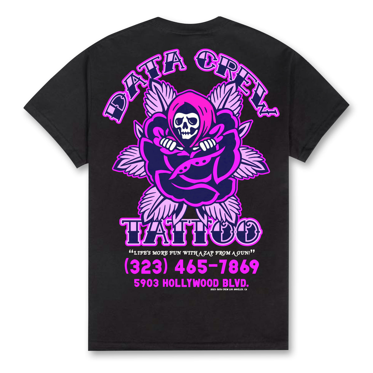 Rose Reaper Shop Tee (BLK) - datacrew