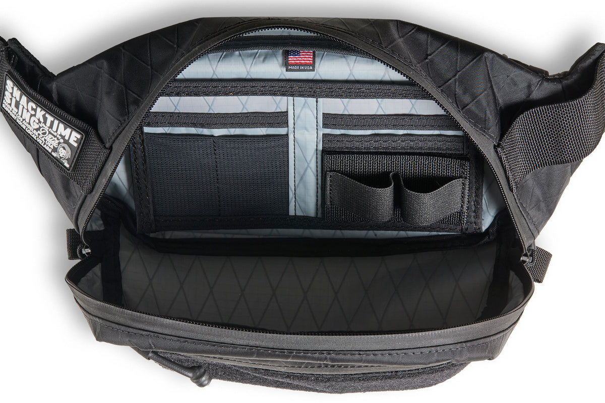Snacktime Sling™ (X-PAC - Black / Light Grey Inner) - datacrew