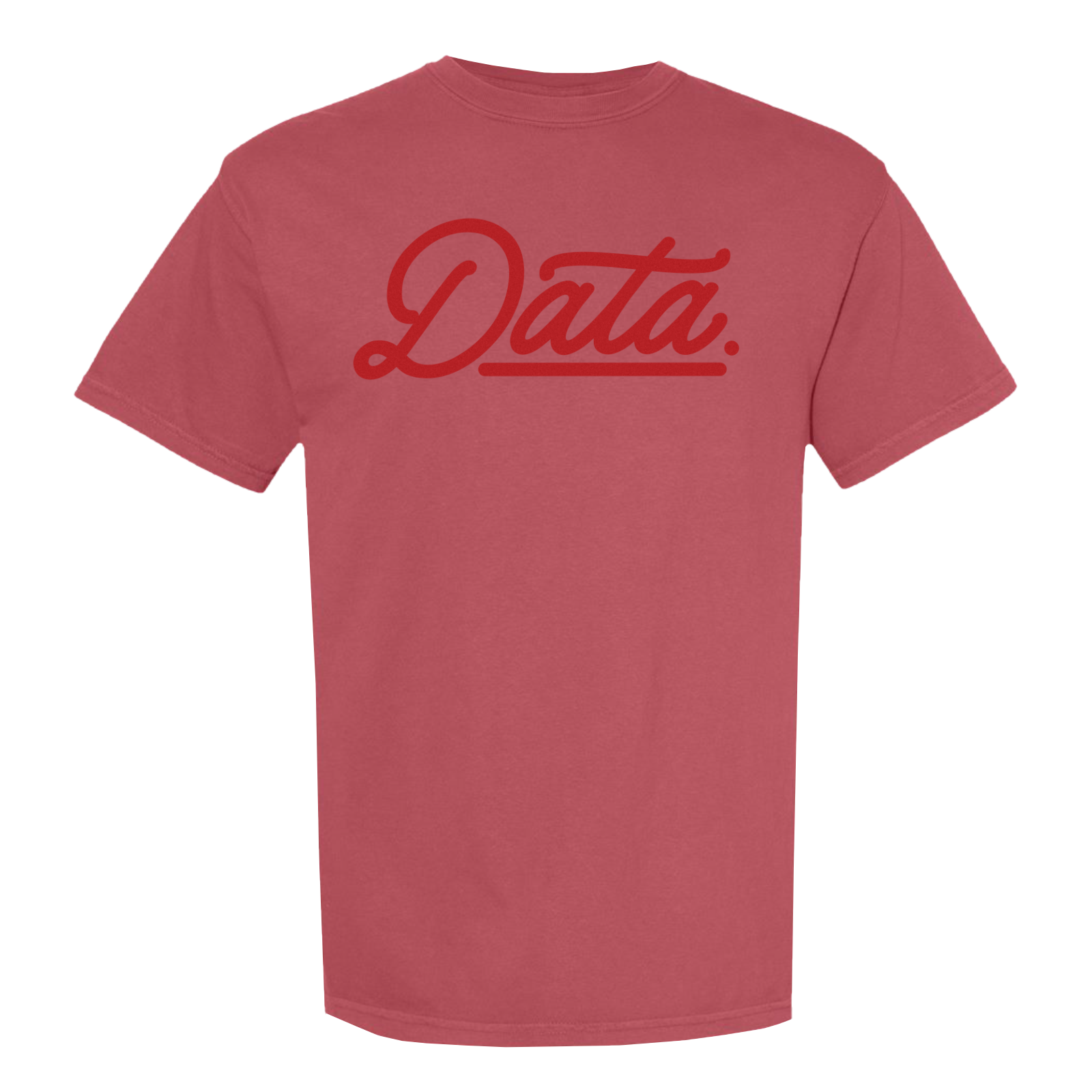 Logo Tee (Crimson) - datacrew