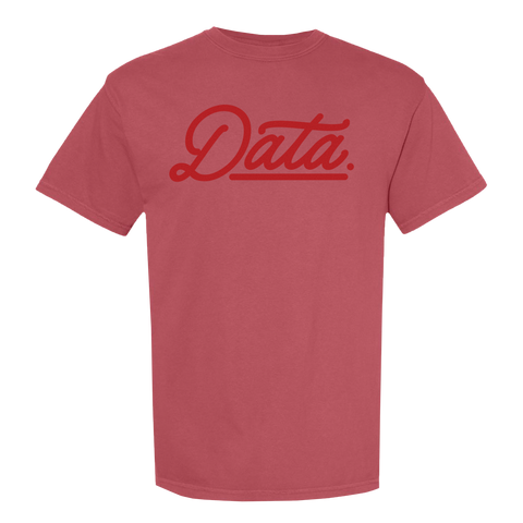 Logo Tee (Crimson) - datacrew
