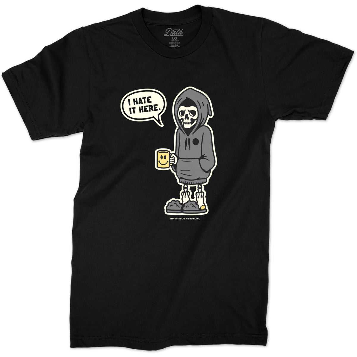 Hate it Here Tee (Blk) - datacrew