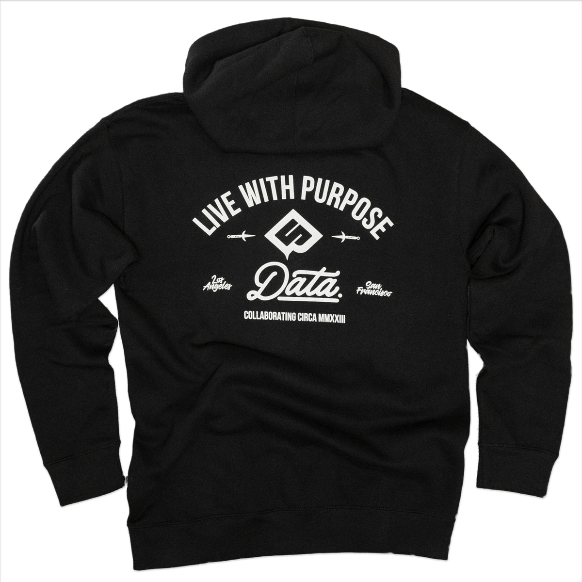 Data x LP Hoodie (BLK) - datacrew