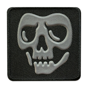 Skullface TPU Patch (Grey) - datacrew