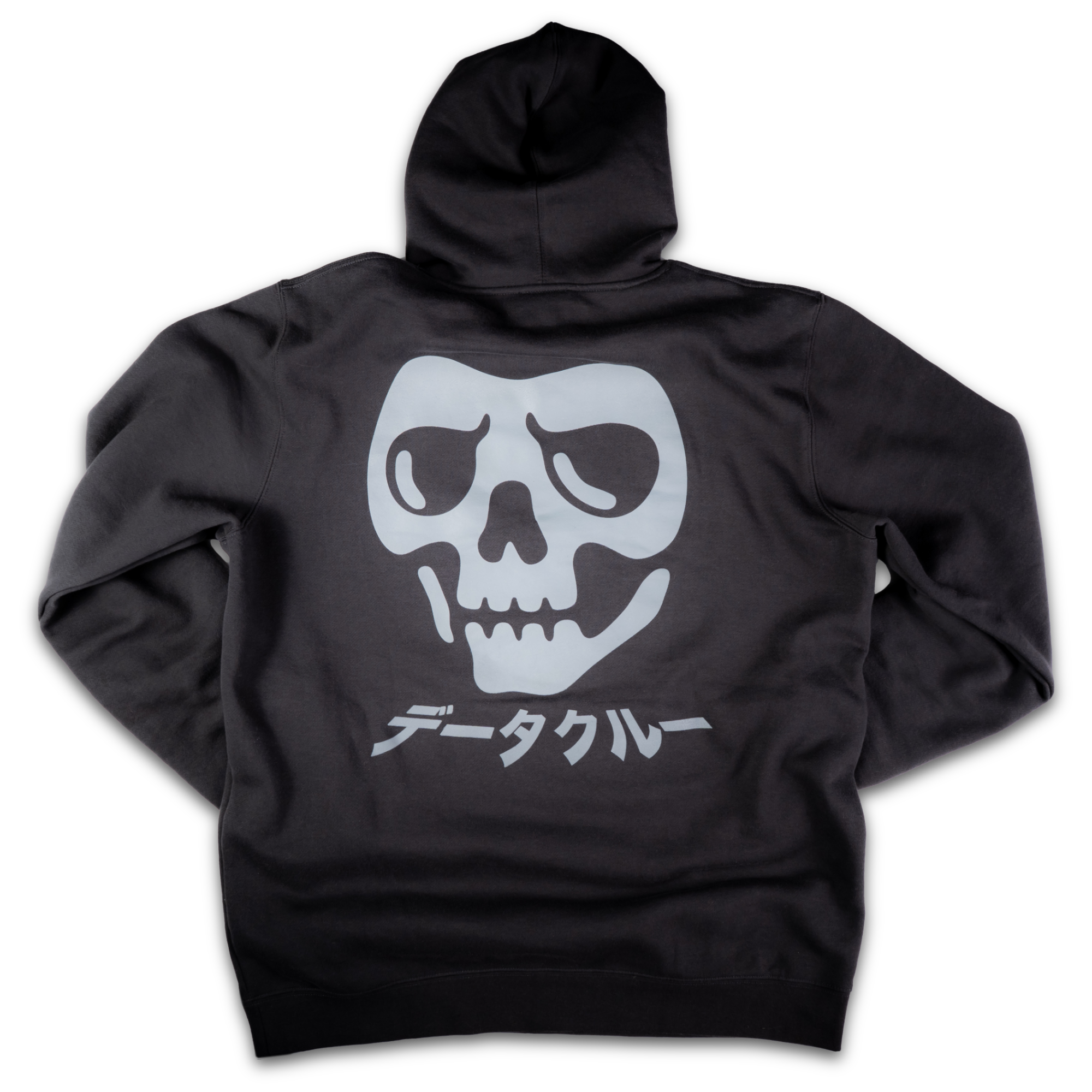 skull Skullface Hoodie (Coal)– datacrew