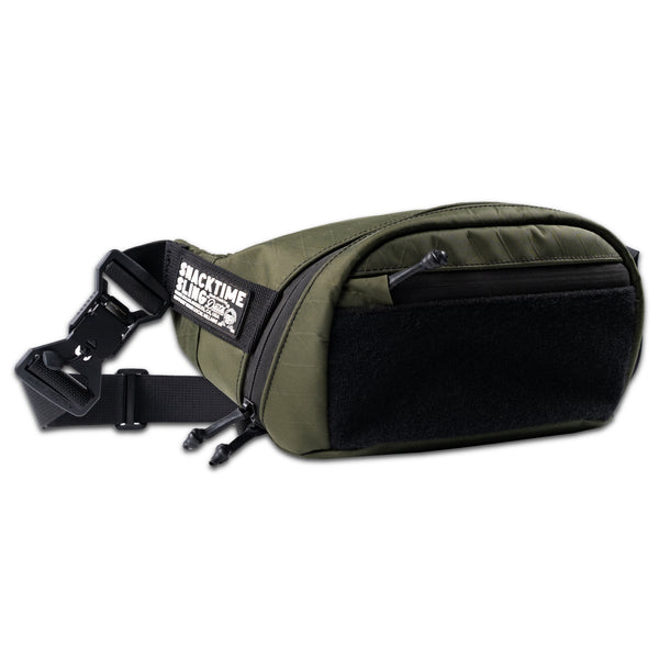Snacktime Sling™ (X-PAC - Desert Olive / Hi-Vis Orange)