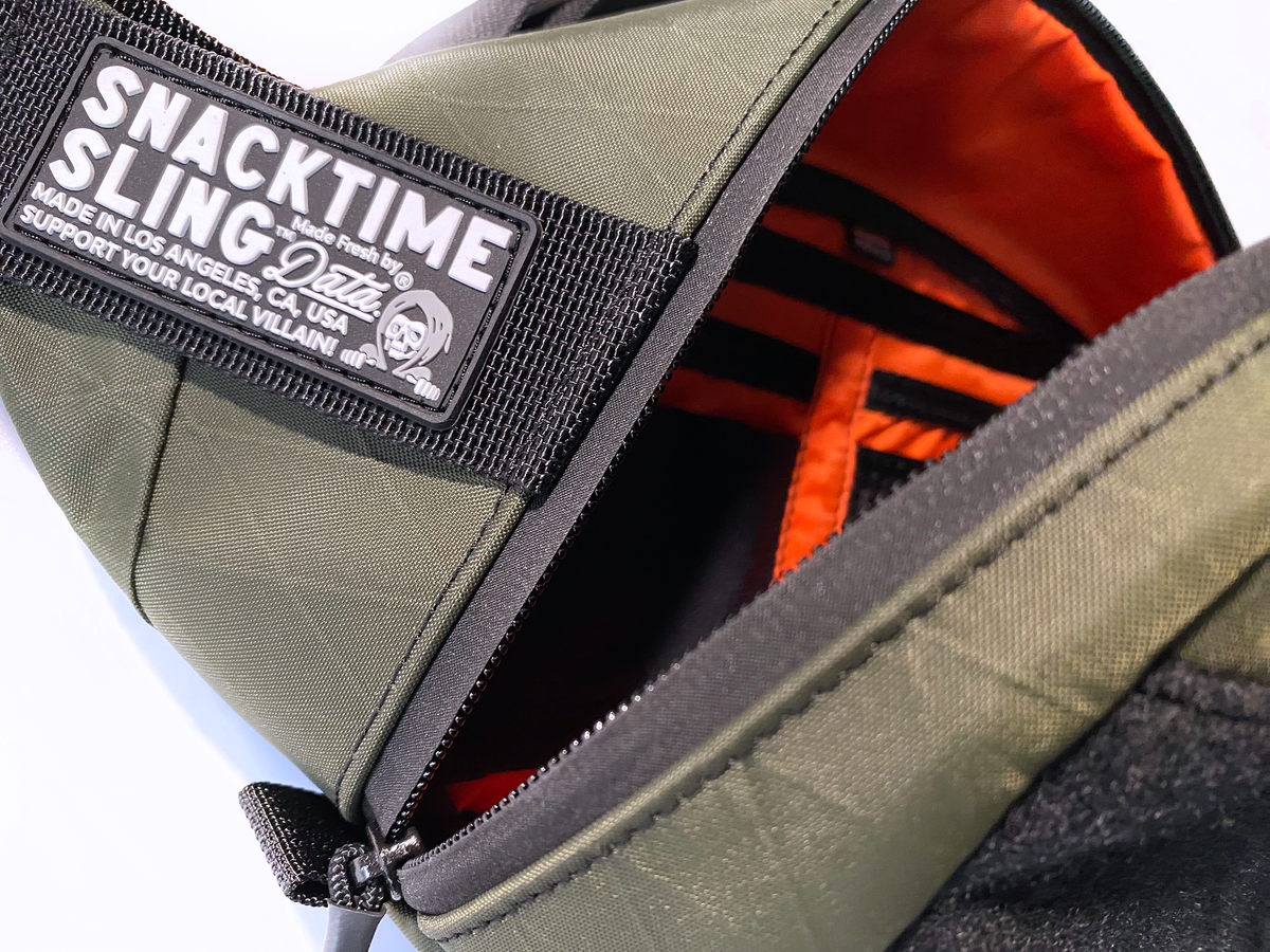 Snacktime Sling™ (X-PAC - Desert Olive / Hi-Vis Orange) *PREORDER* - datacrew