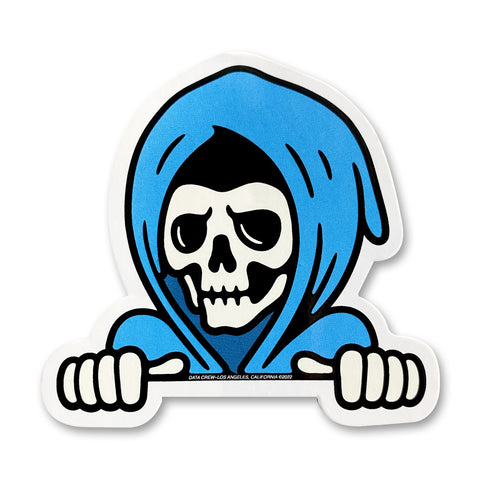 Blue Pocket Reaper Sticker - datacrew