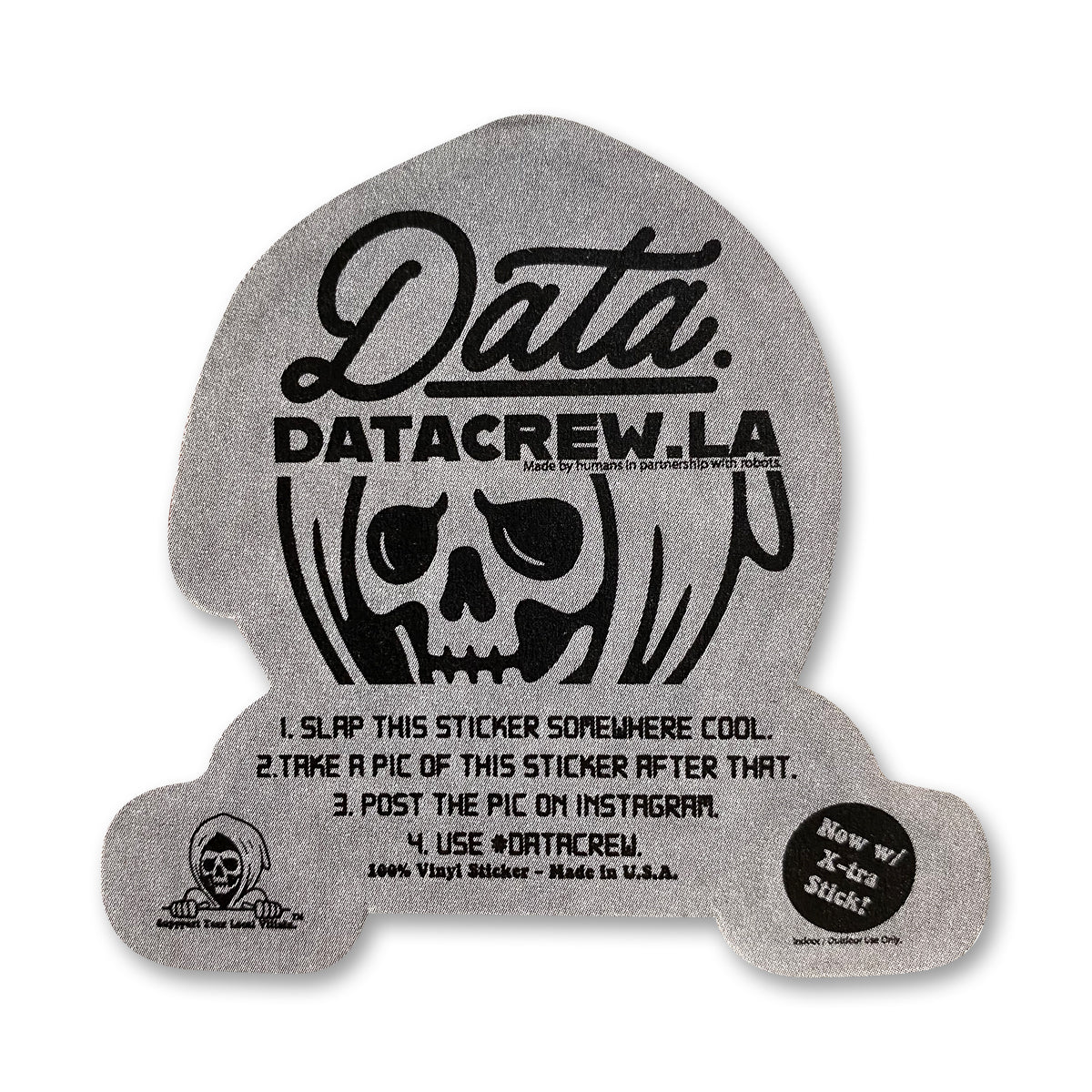 Blue Pocket Reaper Sticker - datacrew
