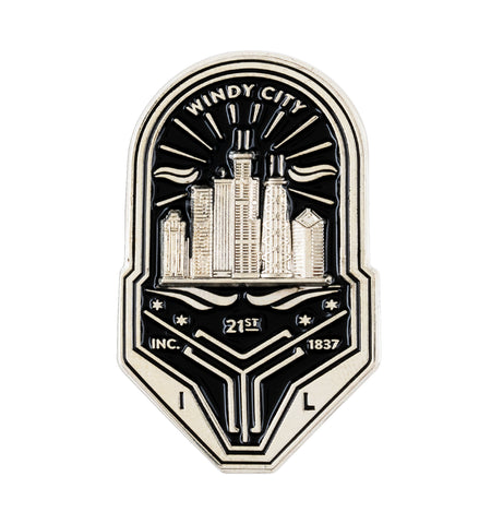 Chicago Badge Pin - datacrew