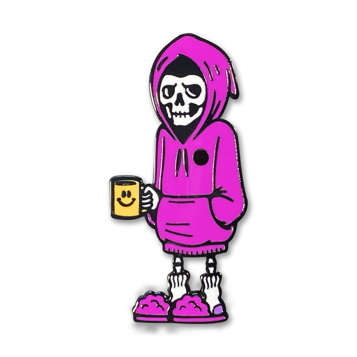 Sleepy Reaper Pin (Hot Pink) - datacrew