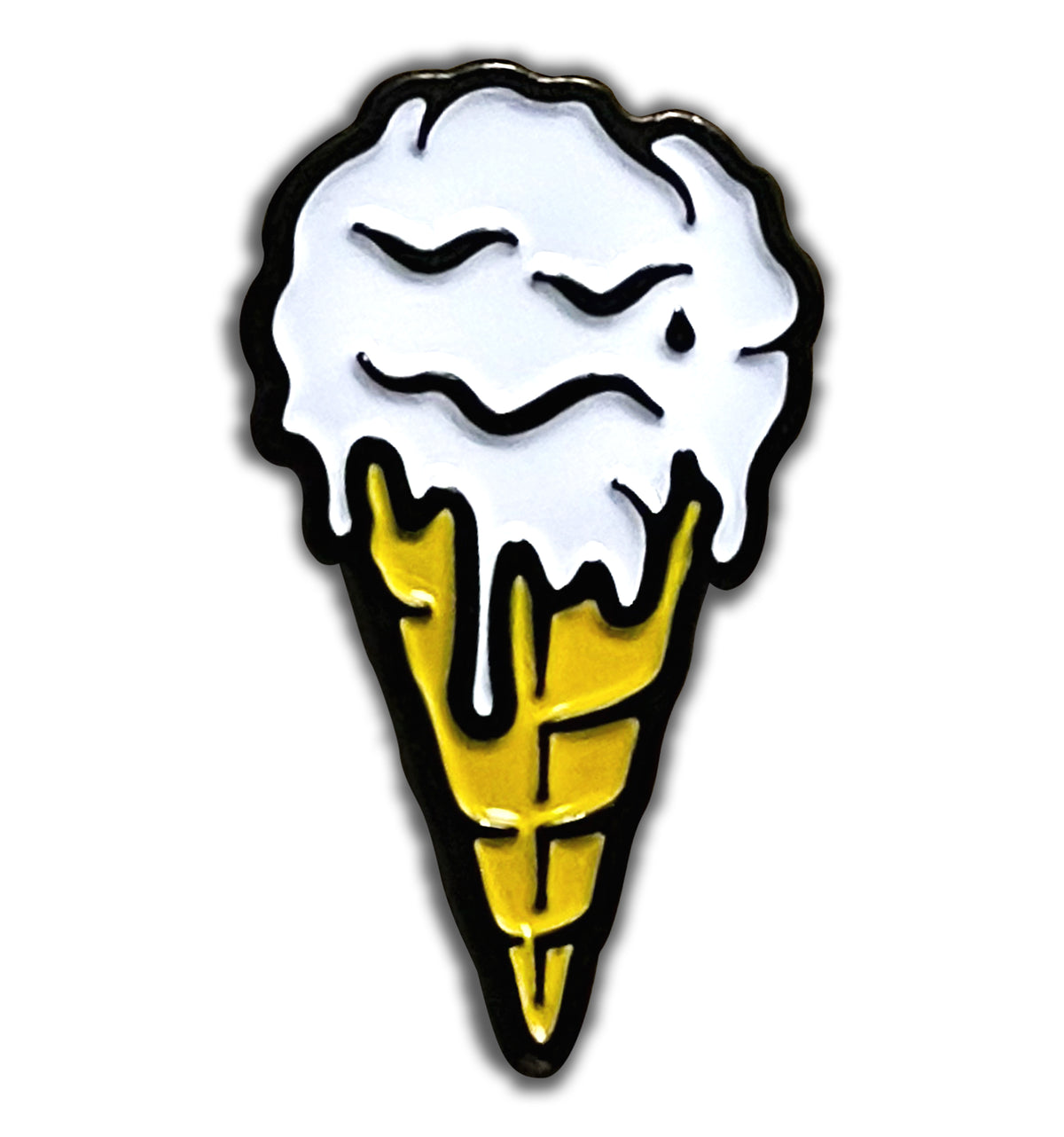 Sad Cream Cone Pin - datacrew