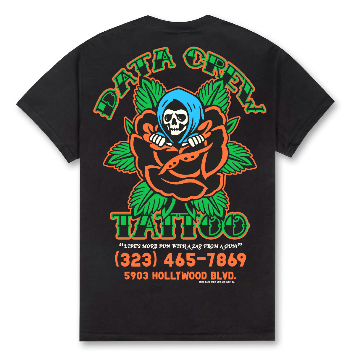 Sun Rose Reaper Shop Tee (BLK) - datacrew