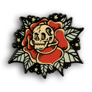 Rose Skull Pin - datacrew