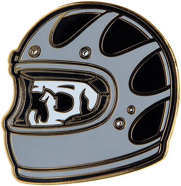 Skull Helmet Pin - datacrew