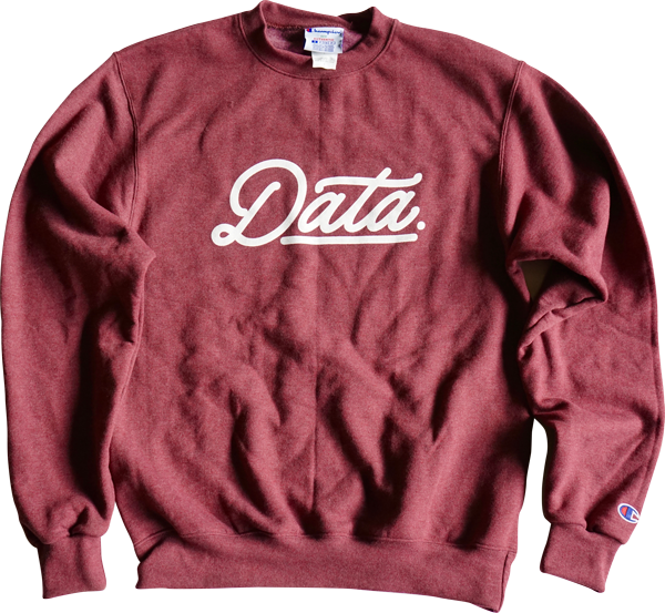 Data Logo Crewneck (Champion) | datacrew