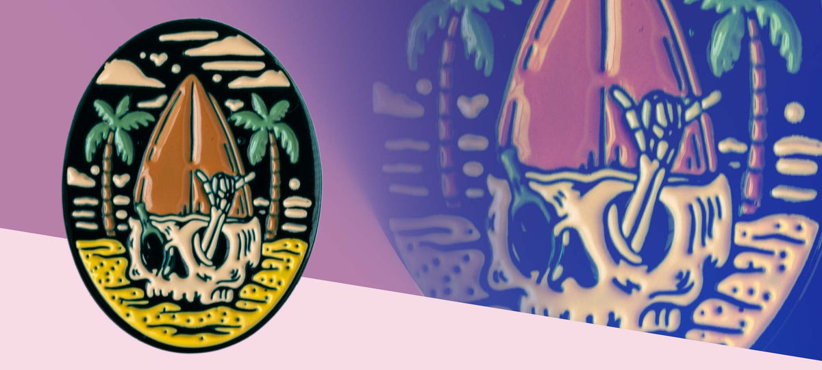 Night Beach Party Pin - datacrew