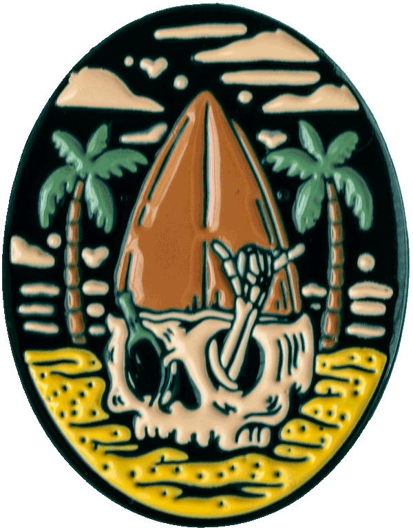 Night Beach Party Pin - datacrew