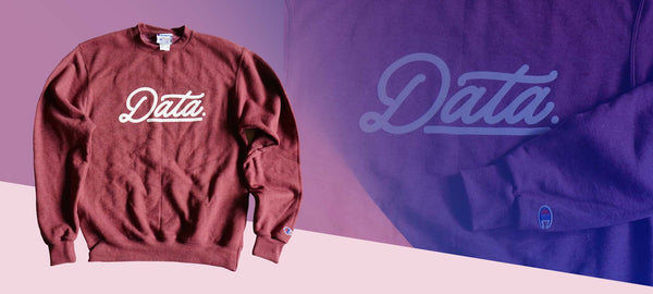 Smooth Logo Crewneck (Champion) - datacrew